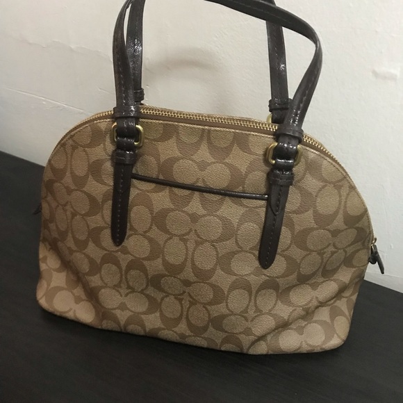 ❌SOLD❌Coach Signature Satchel Handbag - Picture 3 of 5